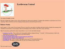 Tablet Screenshot of earthwormcentral.com